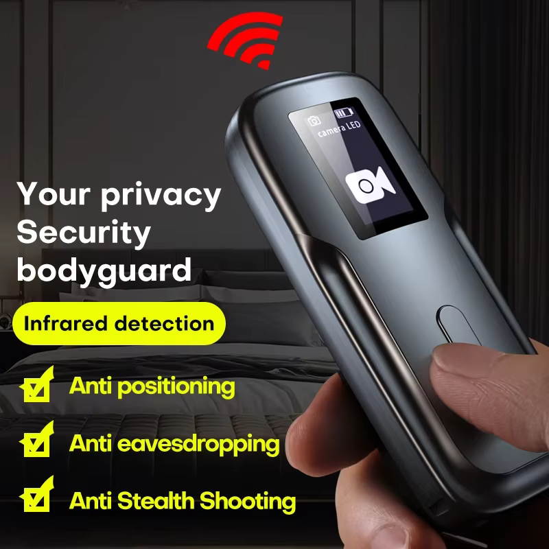 Détecteur de caméra cachée Anti-espion, traceur GPS de voiture, dispositif d'écoute, Bug RF sans fil, Scanner de tous les signaux, Gadget de Protection de sécurité