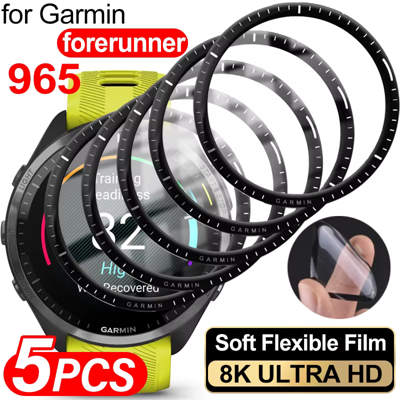 Protecteur d'écran en film incurvé 3D pour Garmin Forerunner 965