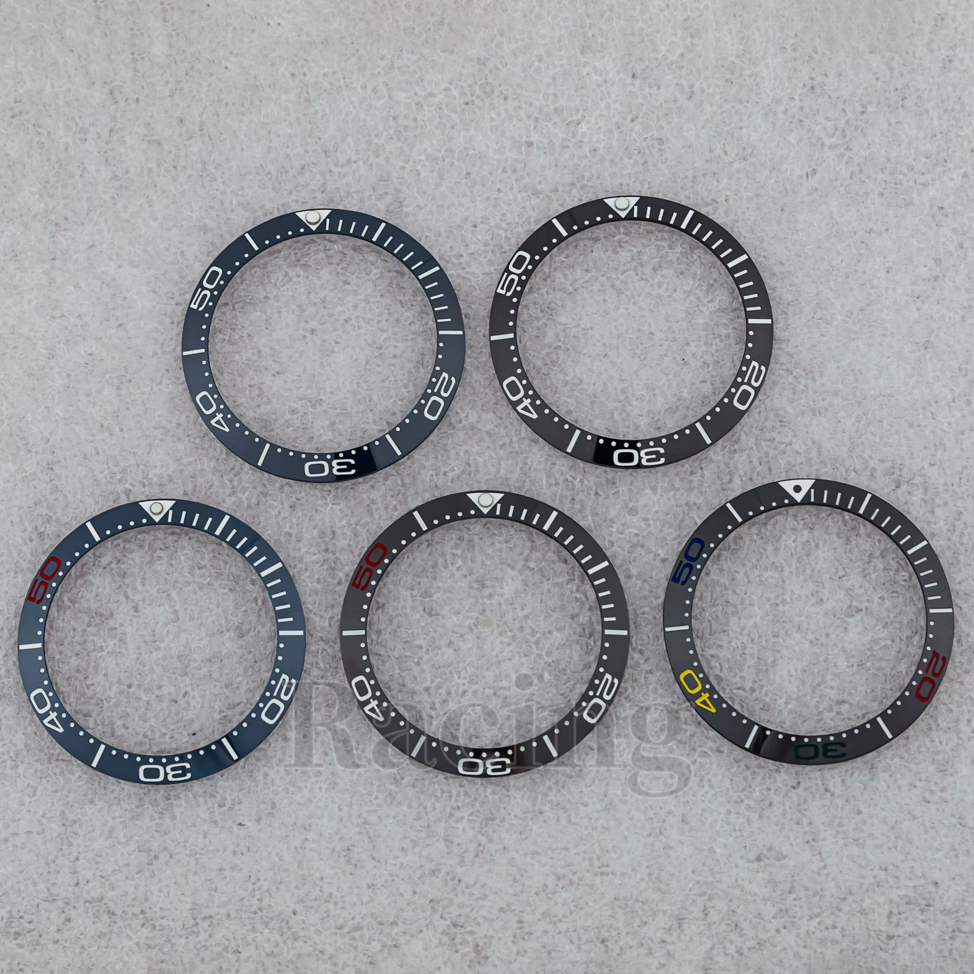 Lunette de montre en céramique pour Seamaster 300 41mm