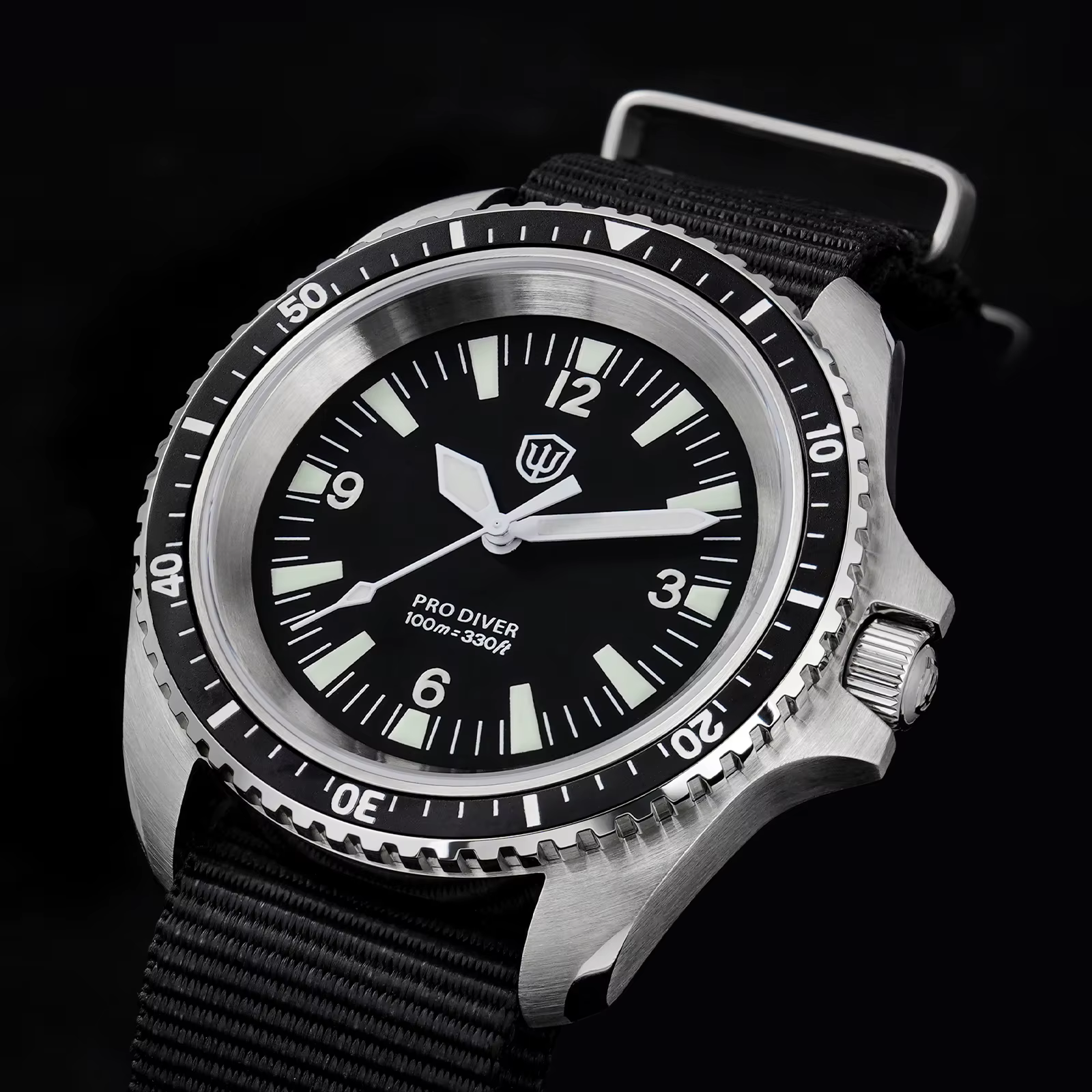 Watchdives WD1980 V3 montre Vintage VH31 mouvement à Quartz montres en acier inoxydable saphir lumineux 10Bar montre-bracelet étanche