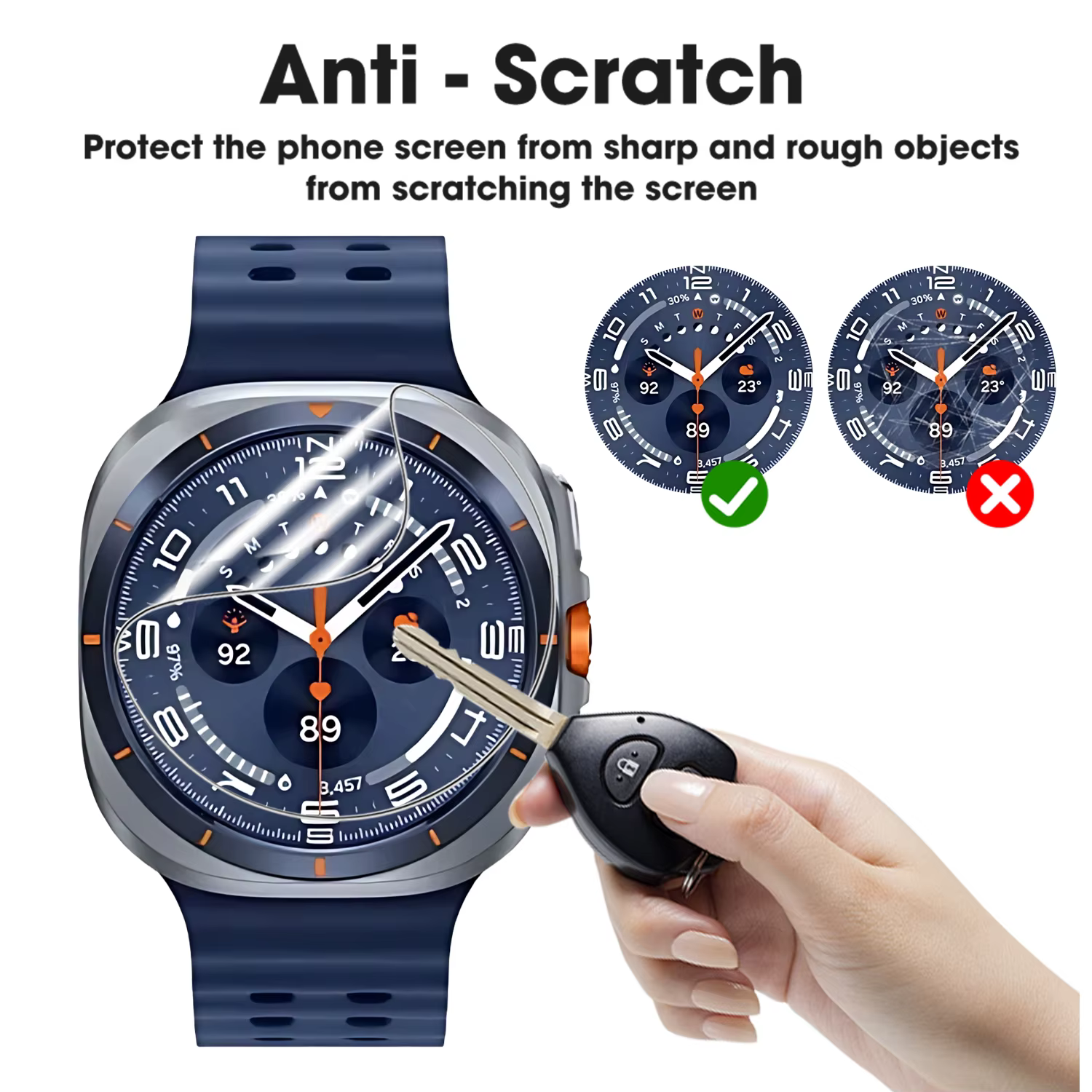 Film Hydrogel souple pour Samsung Galaxy Watch 8