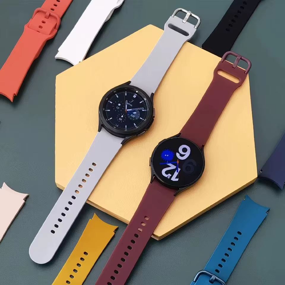 Bracelet en Silicone pour Samsung Galaxy watch 7 6 5 4 40mm 44mm 45mm
