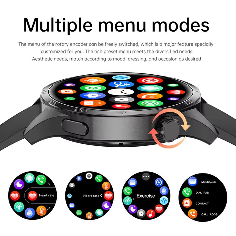 Montre intelligente 5 Pro GPS NFC Smartwatch hommes 360*360 AMOLED écran moniteur de fréquence cardiaque Bluetooth