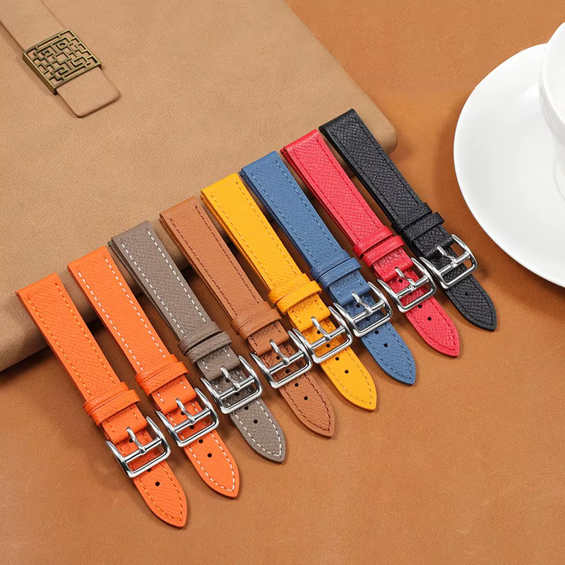 Le Bracelet de montre en cuir véritable convient aux Hermes 14/16/18/20mm