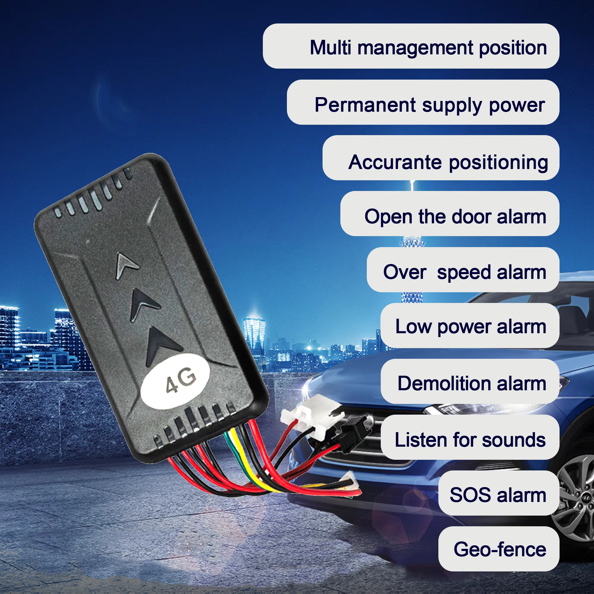 Traceur GPS 4G pour véhicule