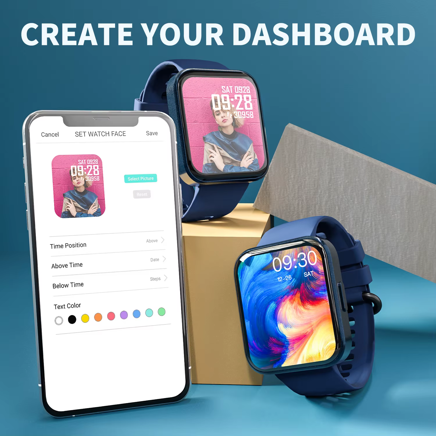 MISIRUN sport montre intelligente pour hommes femmes Fitness Tracker surveillance de la fréquence cardiaque IP68 étanche Notifications intelligentes montres