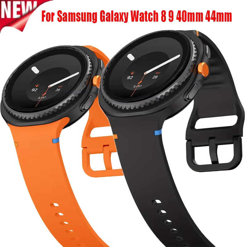Bracelet en Silicone d'origine pour Samsung Galaxy Watch 8