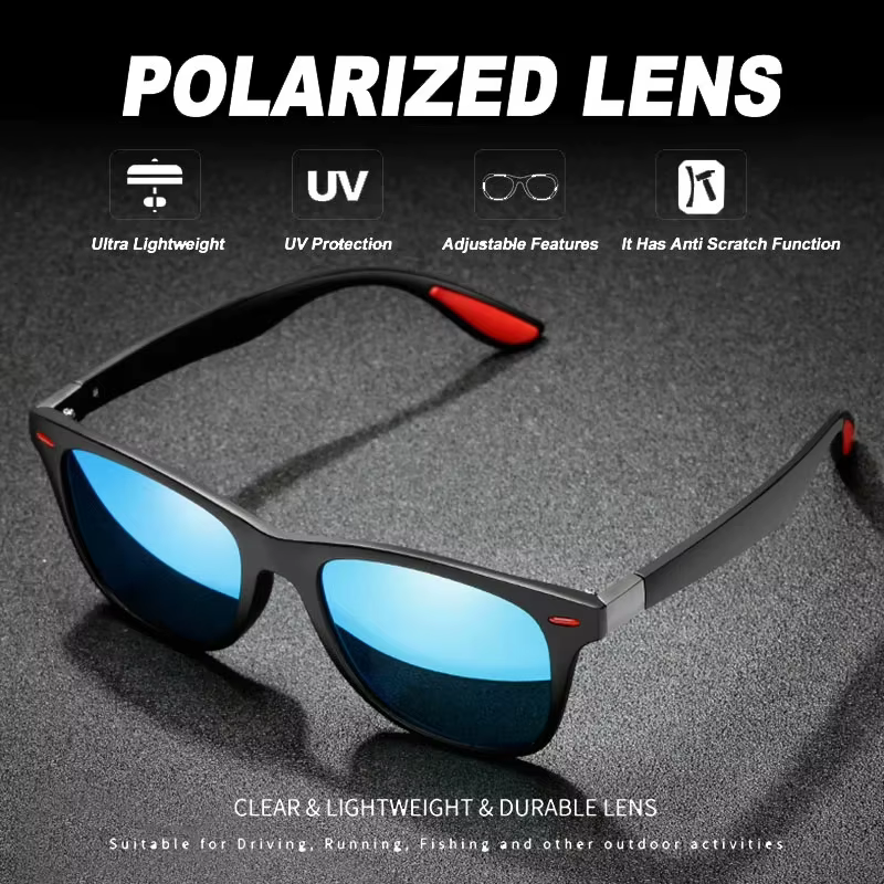 Lunettes de Vision nocturne monture PC lunettes de soleil polarisées hommes Sport de plein air lunettes de soleil jour Vision nocturne pilote lunettes de nuit lunettes