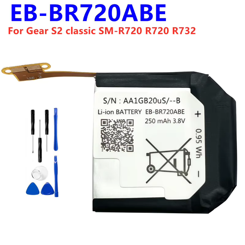 Batterie pour Samsung Gear S2 3G R730 SM-R600 SM-R735