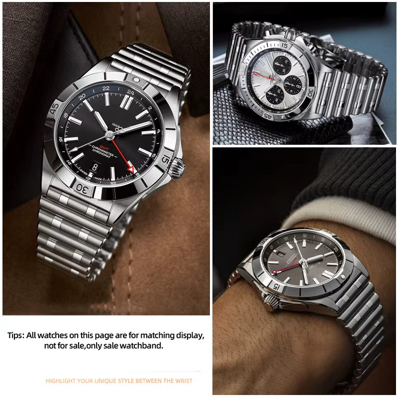 Chaîne de montre en acier pour hommes