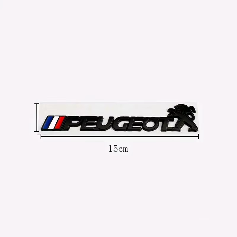 Autocollant emblème de voiture, accessoires pour Peugeot 206 307 308 207 3008 208 407 508 2008 5008 301 406 408 607 4008 Rifter RCZ 107 106