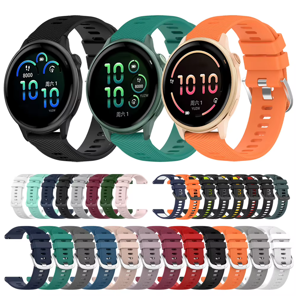 Bracelet de montre officiel 20mm 22mm pour Garmin Vivoactive 6 5 3