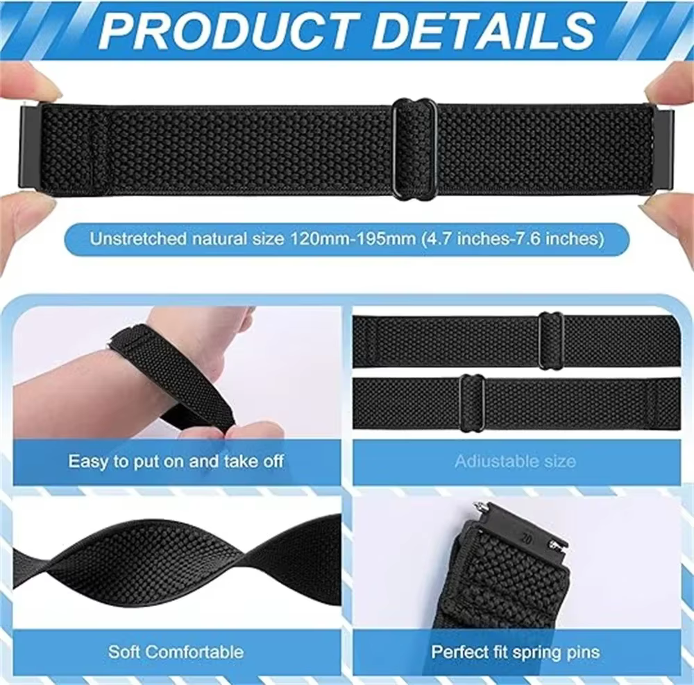 Sangle à boucle tressée pour Polar Vantage V3