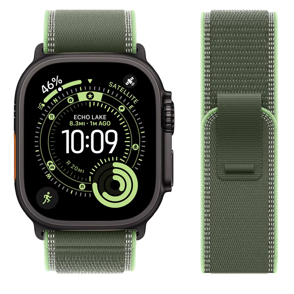Boucle de sentier pour bracelet de montre Apple Ultra 3 11 10 9 8 7 6 5 SE 49mm 46mm 45mm 42mm 44mm 40mm 41