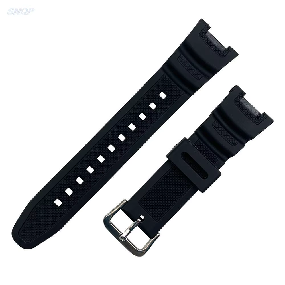 Bracelet de montre en Silicone noir pour Casio SGW-100