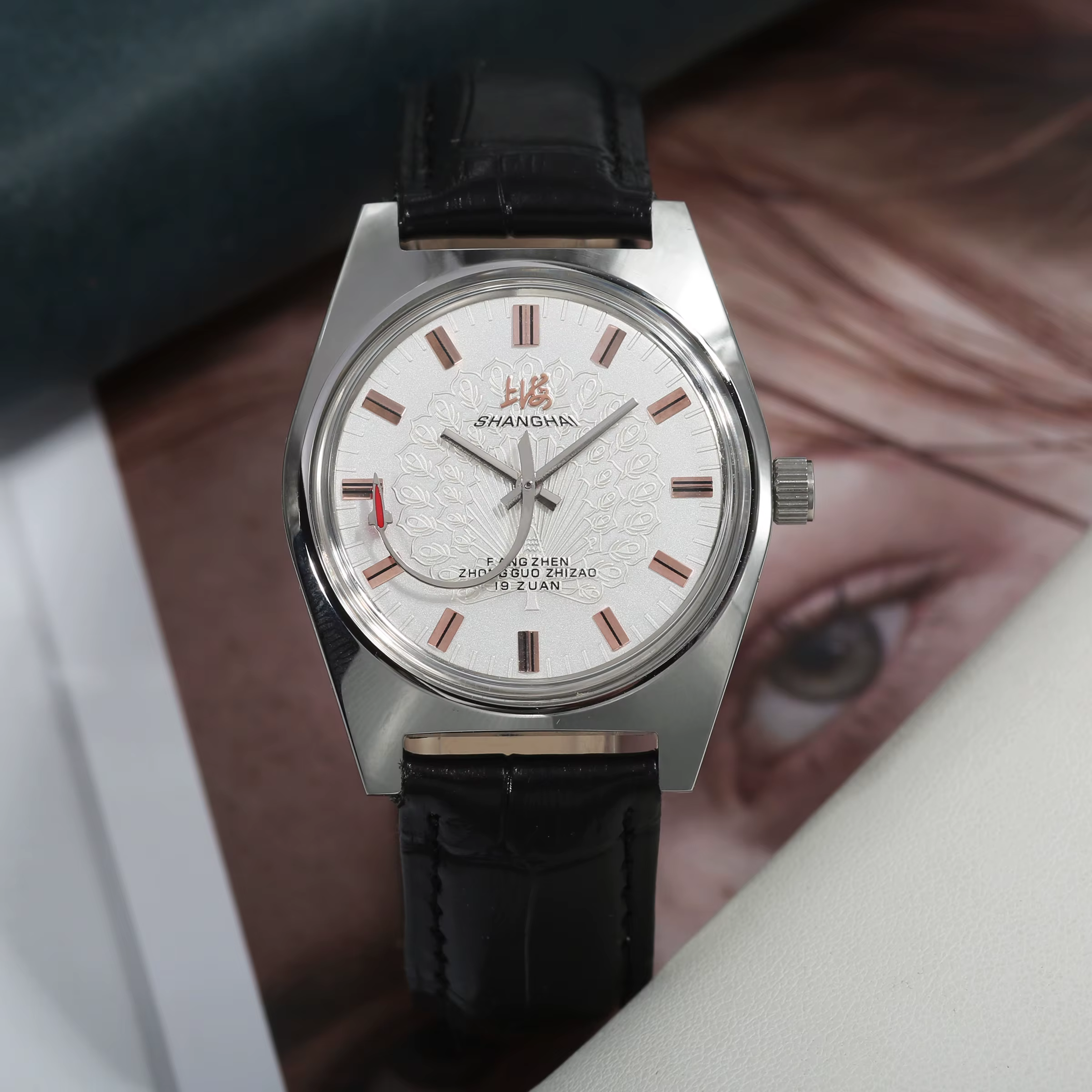 Montre mécanique pour homme 7120 36mm à remontage manuel étanche Shanghai Chine usage quotidien bureau cadeau anniversaire vacances vente en gros