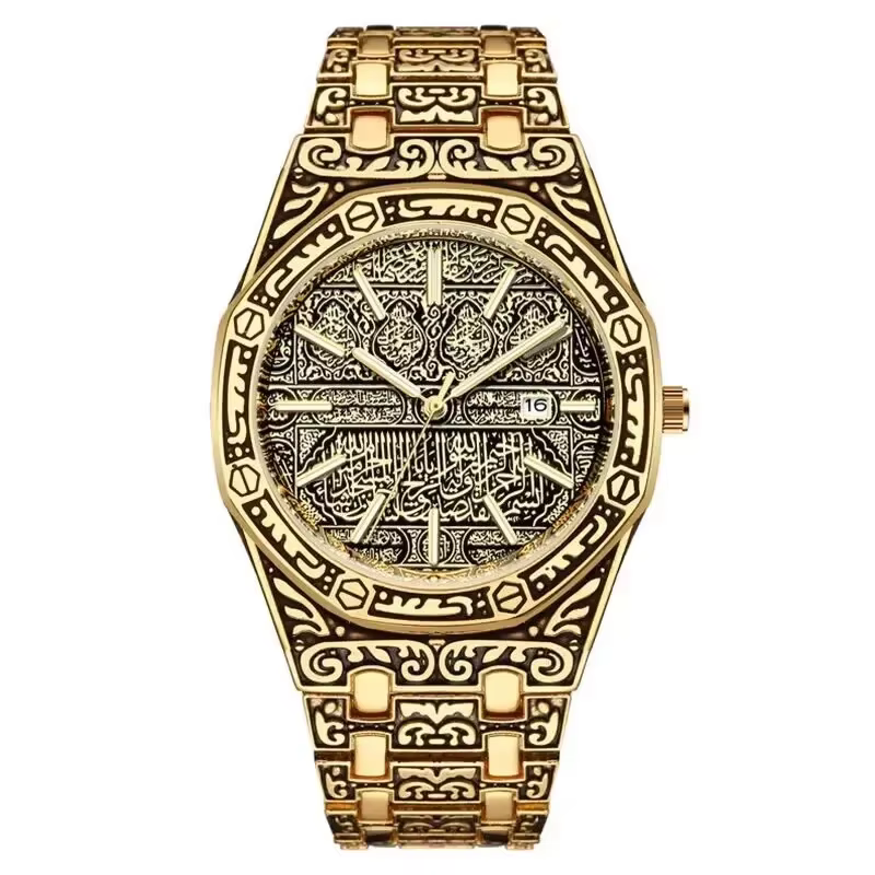 Montre d'affaires élégante vintage pour hommes, montre à la mode