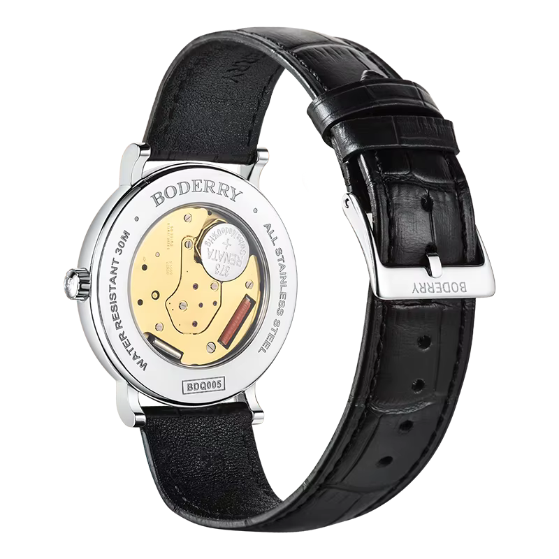 Boderry suisse mouvement à Quartz montre ELEGANT II luxe