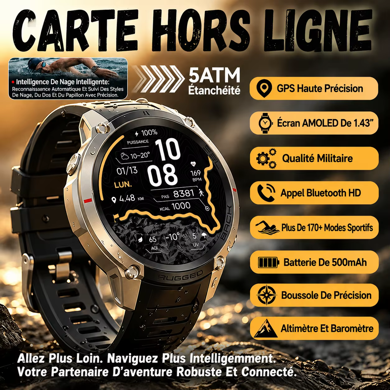 Montres intelligentes pour homme