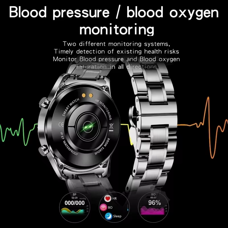 Montre intelligente étanche pour homme