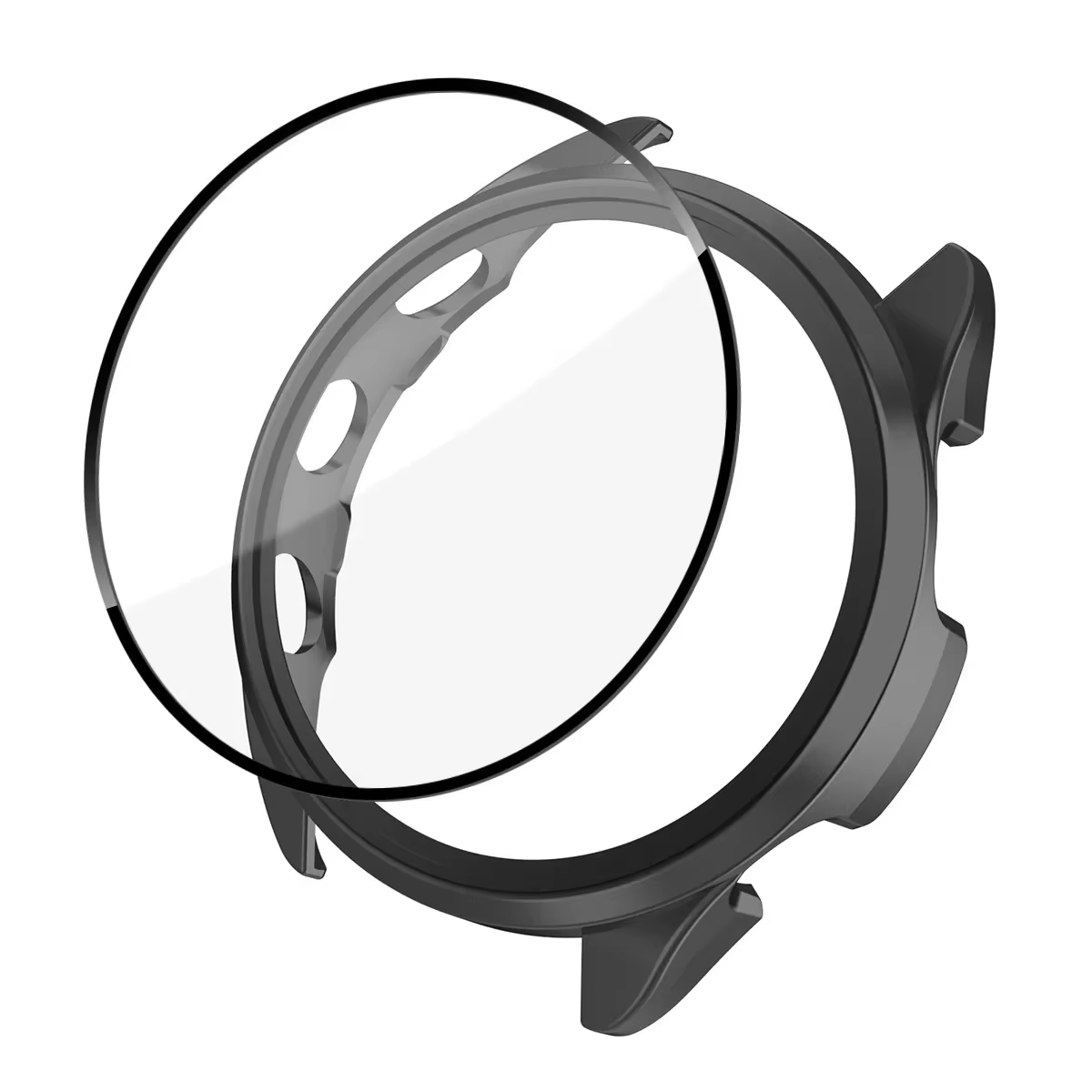 Coque PC pour Garmin Forerunner 970 165 265 965 570 47mm 42mm HD couvercle en verre trempé