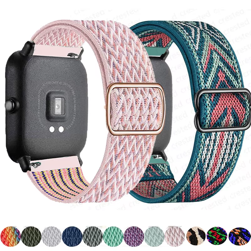 Bracelet de montre élastique en Nylon