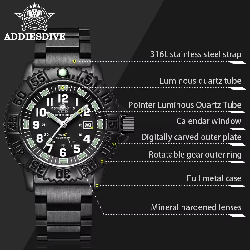 Montre de sport militaire pour homme