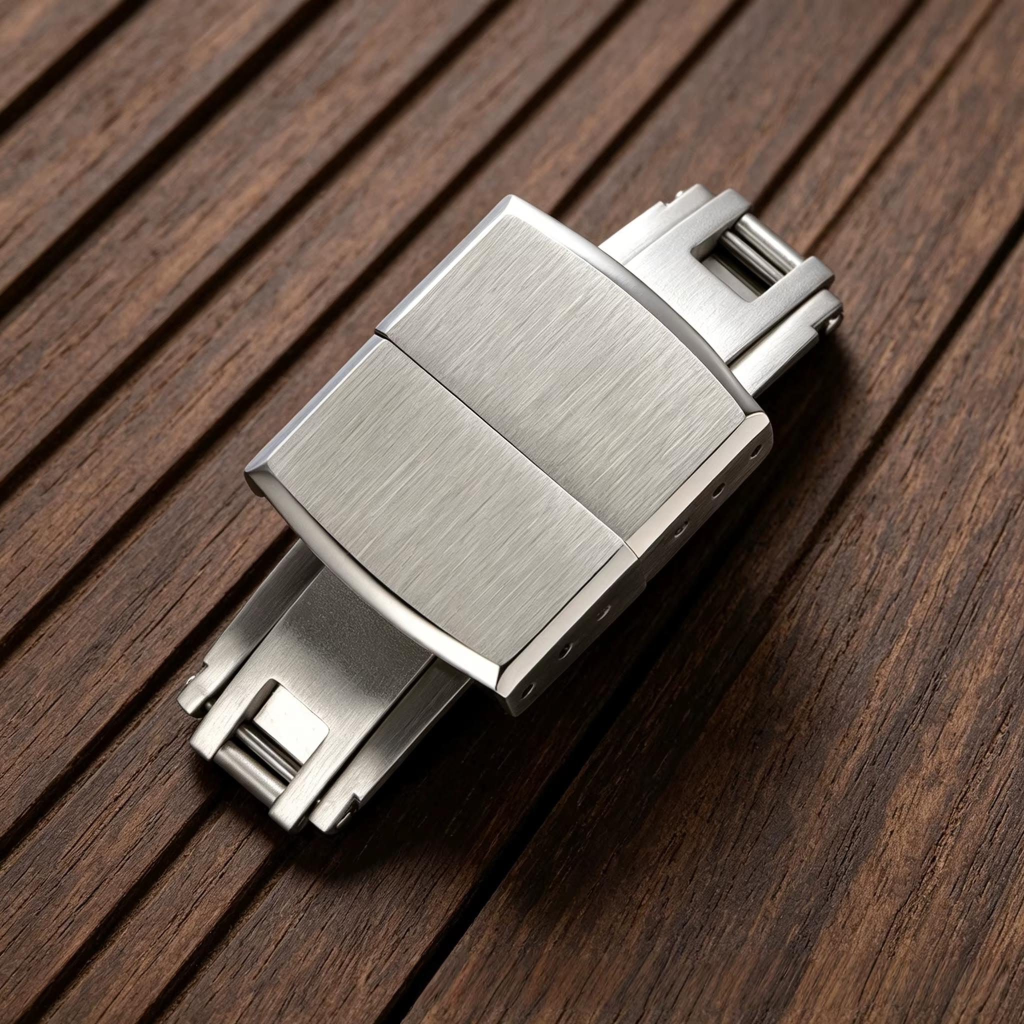 Boucle de montre déployante en acier inoxydable 316L
