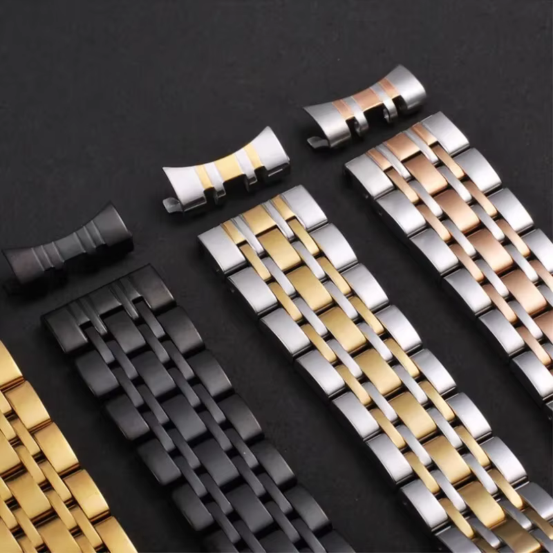 Bracelet de montre en acier inoxydable massif