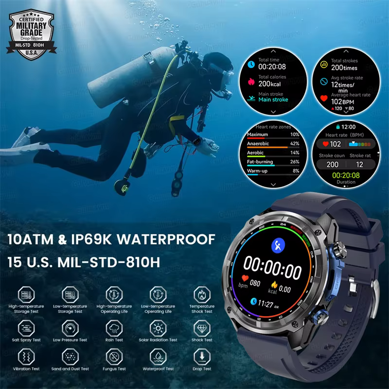 Montre connectée GPS 2026 pour sports de plein air