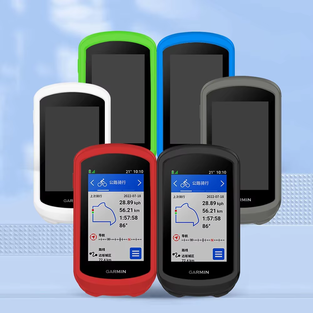 Garmin Explore 2 étui GPS ordinateur de vélo housse en Silicone coque de protection en caoutchouc odomètre + Film HD