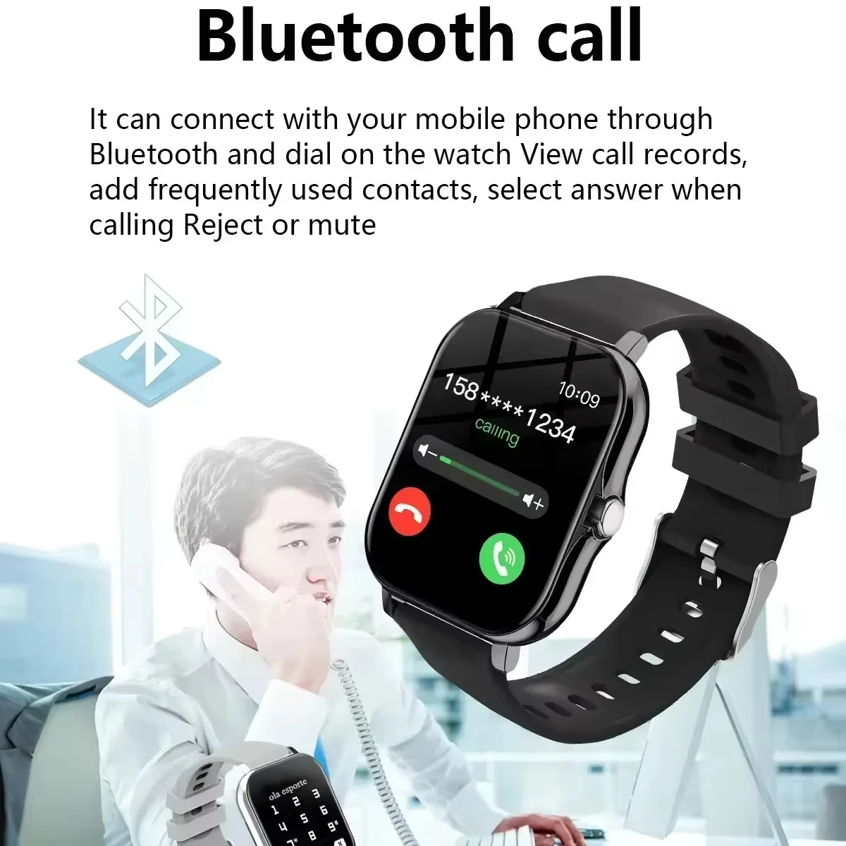 Montre connectée nouvelle génération pour hommes et femmes