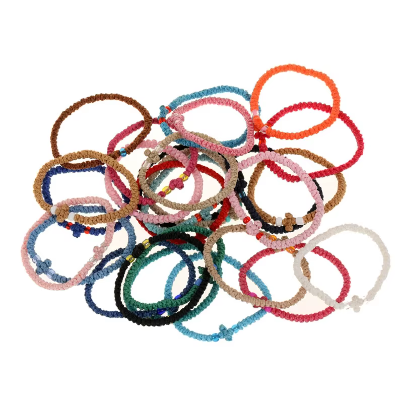 Bracelet prière orthodoxe grecque réglable, bracelet chrétien, ornement religieux Q1JD