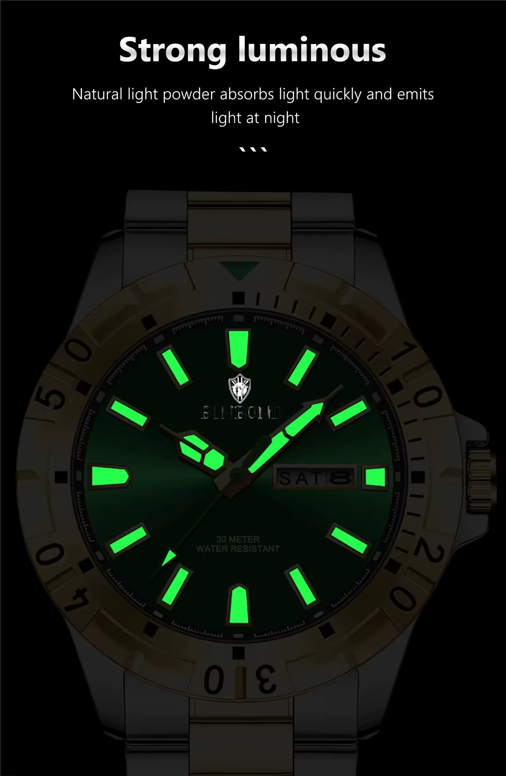 Montre numérique de grande taille de marque suisse de haute qualité pour hommes