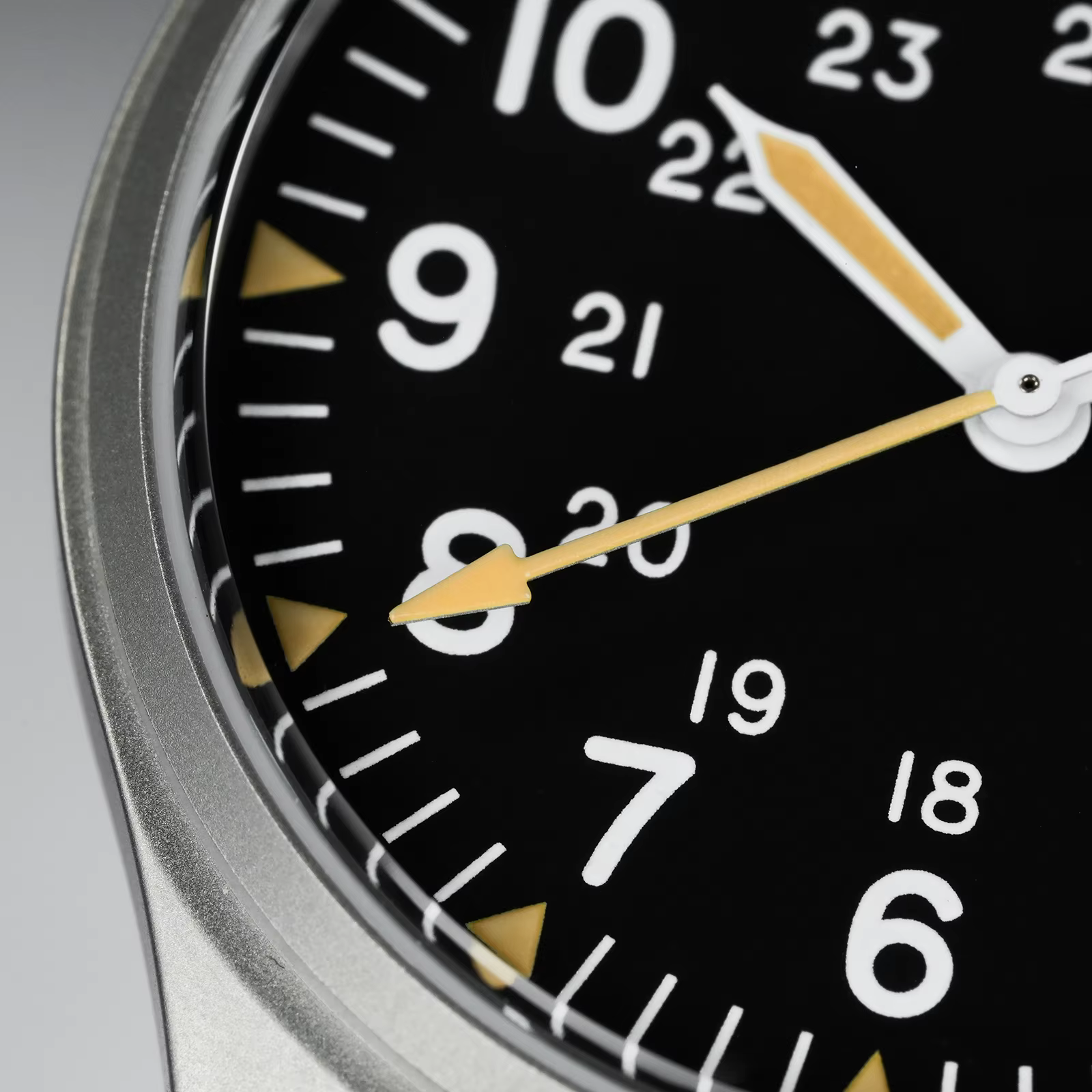Militado ML07C Vintage 36mm montre à Quartz mis5 Super 2035 mouvement bombé saphir cristal lumineux 10Bar montres étanches