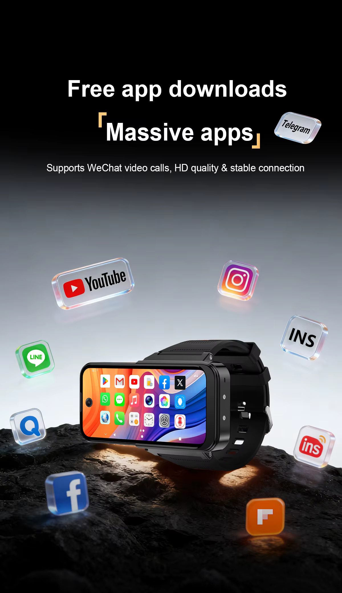 Smartwatch PG999 avec écran tactile