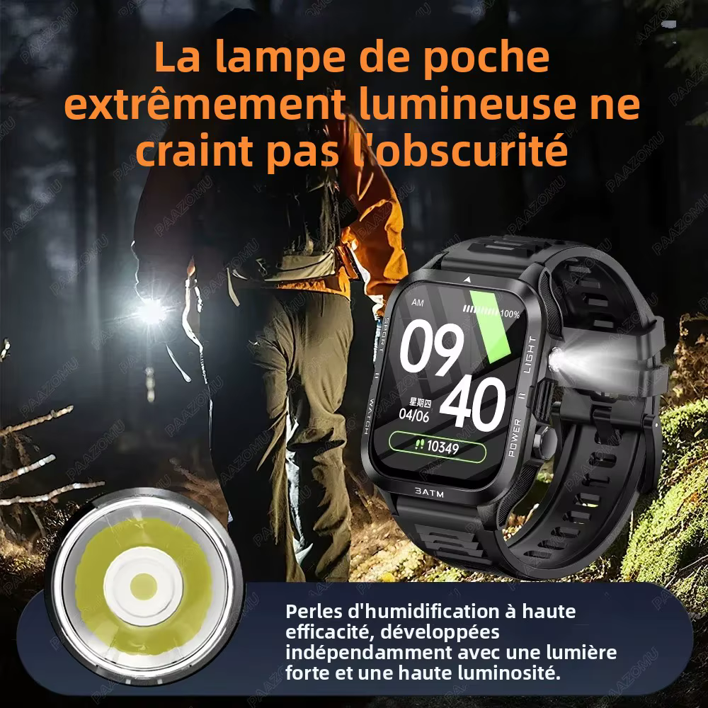 Montre connectée étanche 3ATM