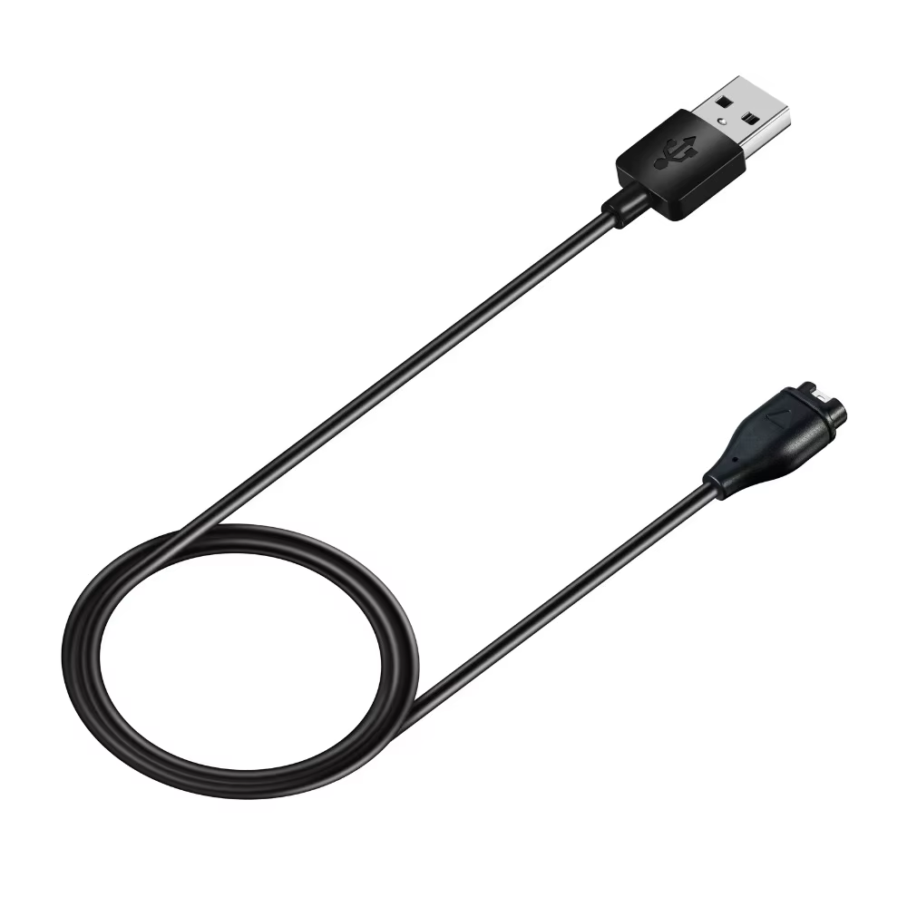 Câble de chargement USB 100 cm (1 M) pour montres Garmin – Compatible avec Fenix 5/5S/5X/6/6S/6X/7/7S/7X/8