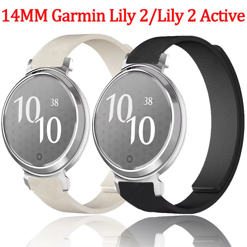 Bracelet en Silicone de 14mm pour Garmin Lily 2/Lily 2 Active