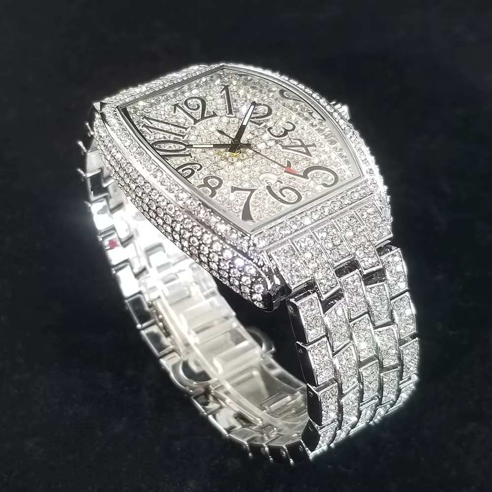 Montre Ice argentée pour hommes