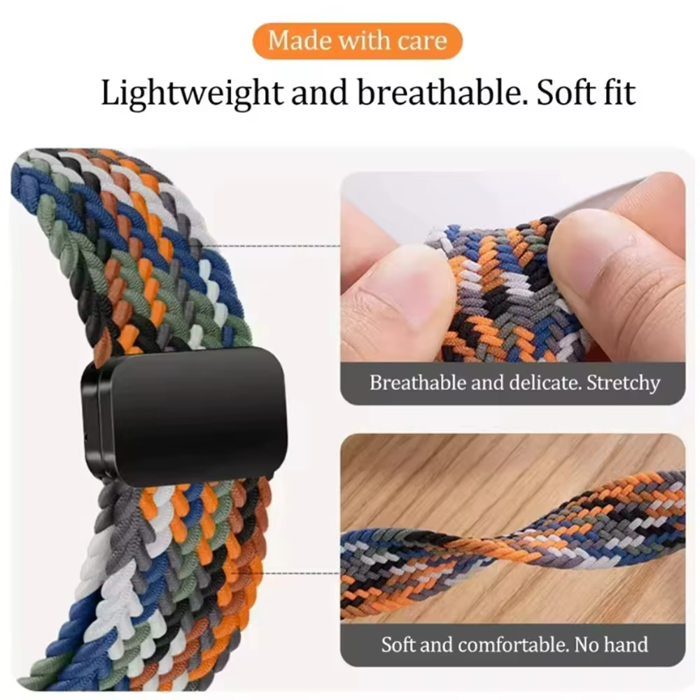 Bracelet magnétique 20 mm 22 mm pour Amazfit Bip Max/Bip 6 5 3 U/BALANCE 2