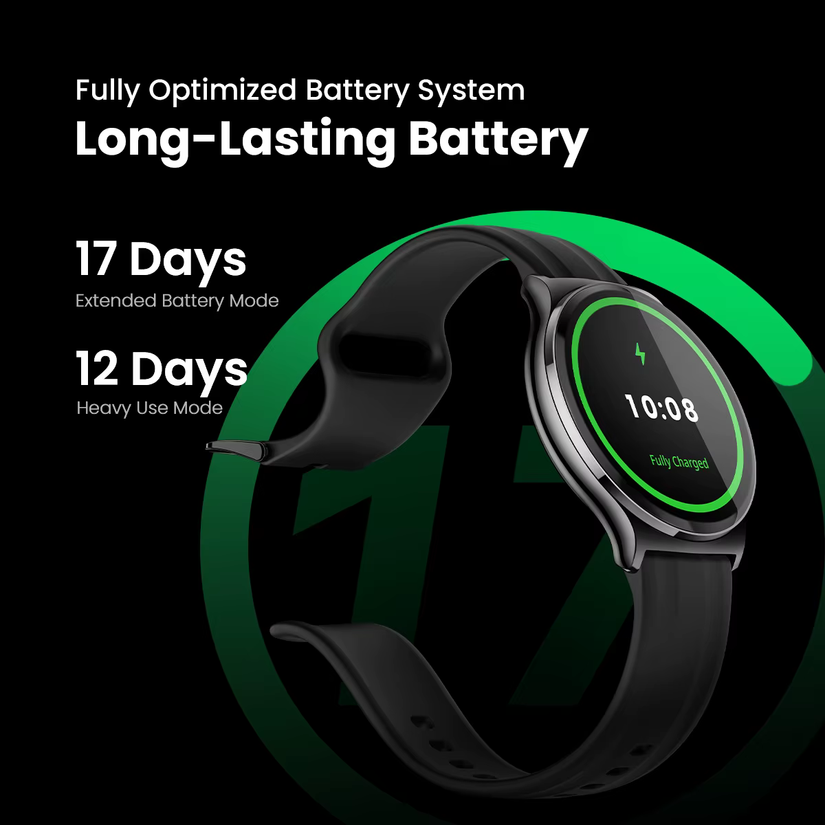 HAYLOU Solar Lite 2 Smartwatch 1.43 ''AMOLED affichage 24h surveillance de la santé plus de 150 Modes sportifs appel vocal montre intelligente 1ATM