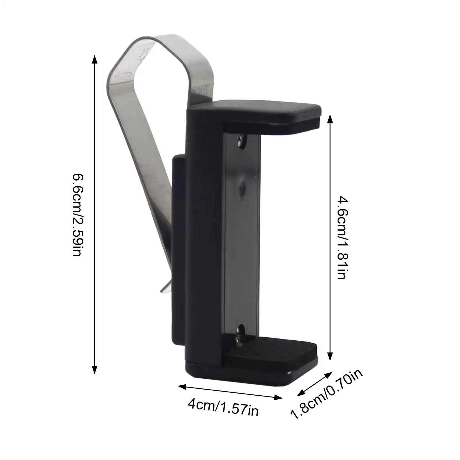 Support de télécommande de garage réglable avec clip de fixation pour pare-soleil – Clip pratique pour télécommande de porte de garage pour pare-soleil de voiture – Accessoires d'usage quotidien