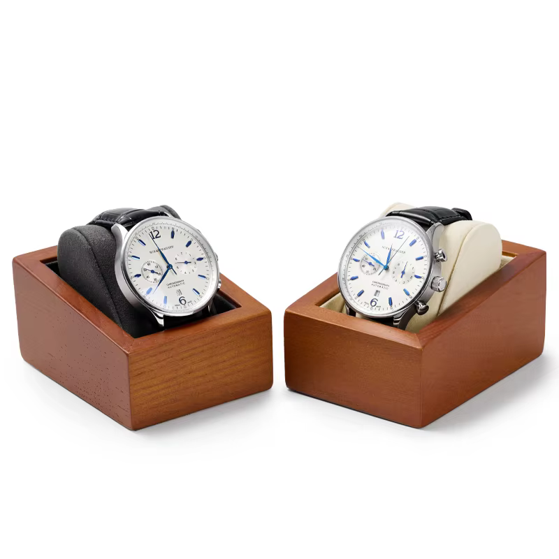 Boîte de rangement de montre en bois massif