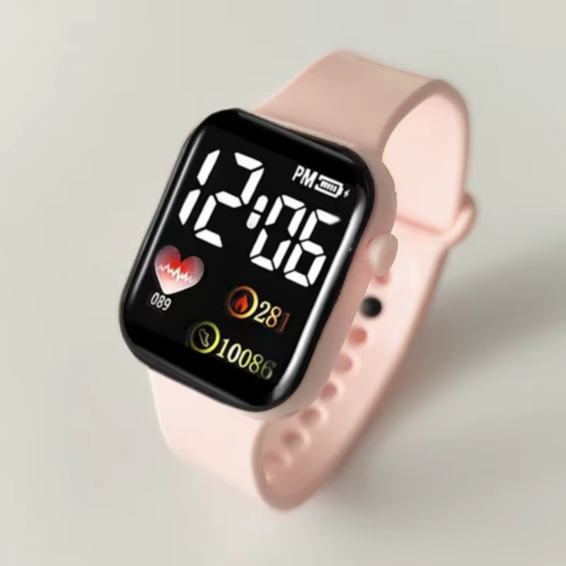 Montres numériques LED pour enfants et adultes