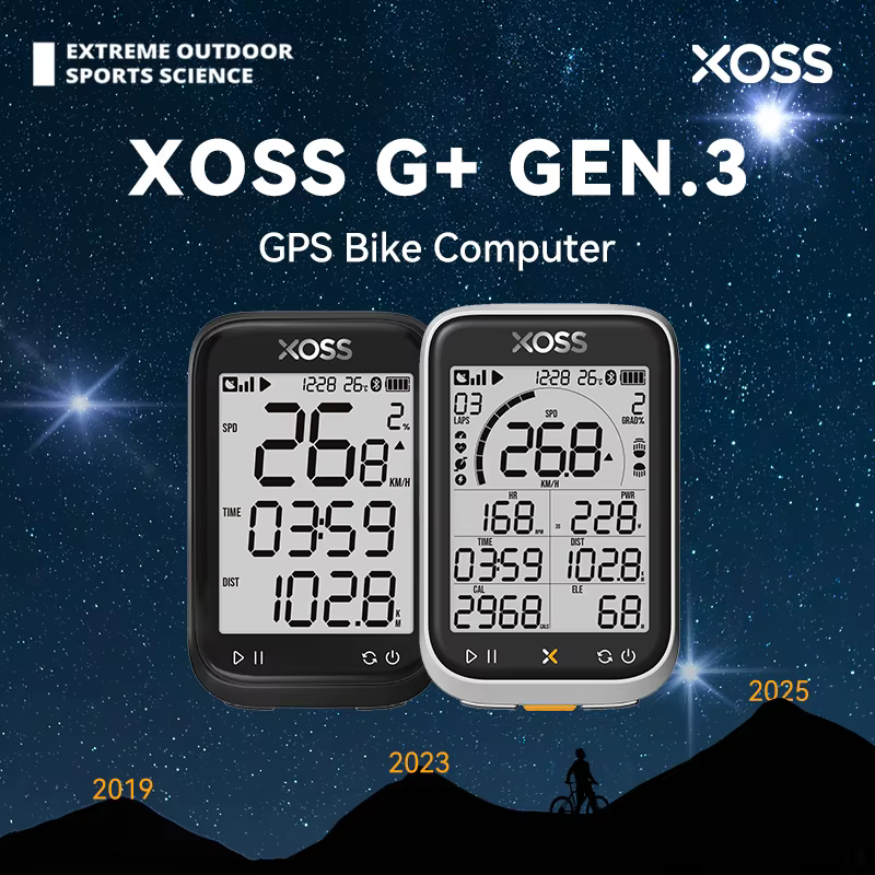XOSS nouveau G3 GPS G3 + ordinateur de cyclisme G Plus compteur de vitesse sans fil Bluetooth Tracker étanche vélo de