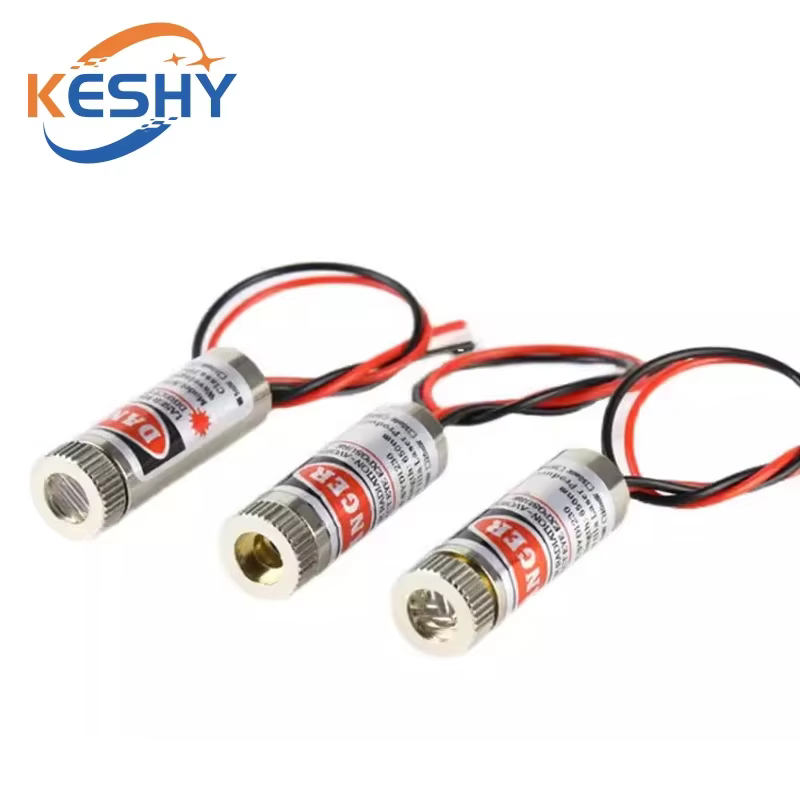 Tête de Module Laser à pointe rouge/ligne/croix 650nm 5mW