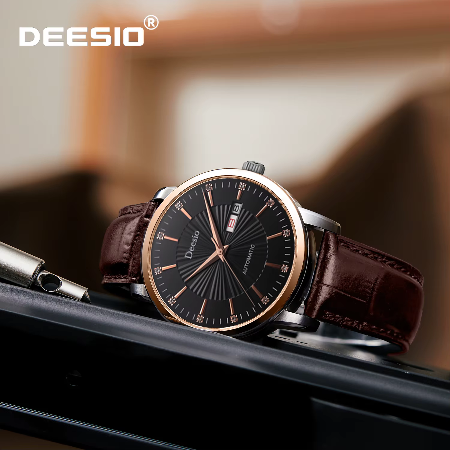 Deesio – montre automatique à remontage automatique pour hommes