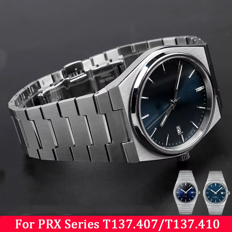 Bracelet en acier inoxydable massif pour Tissot PRX série 35MM/40MM
