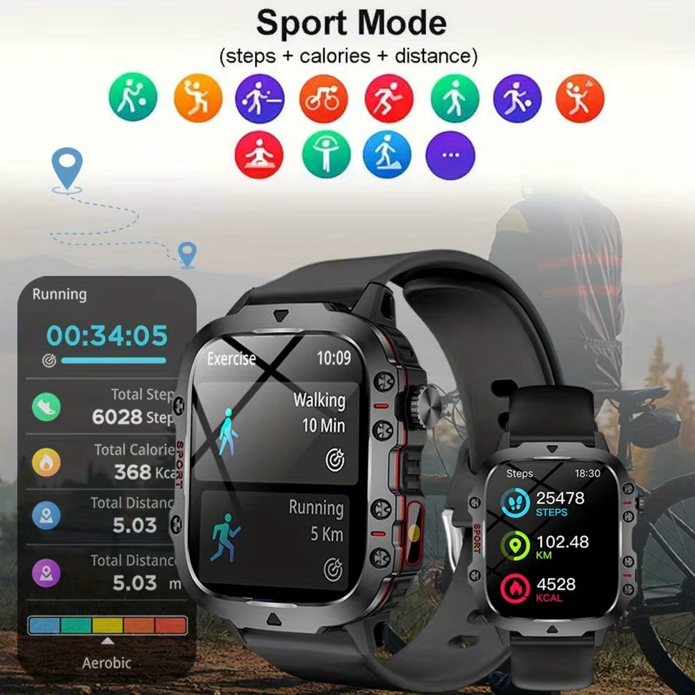 Montre connectée, écran tactile de 1